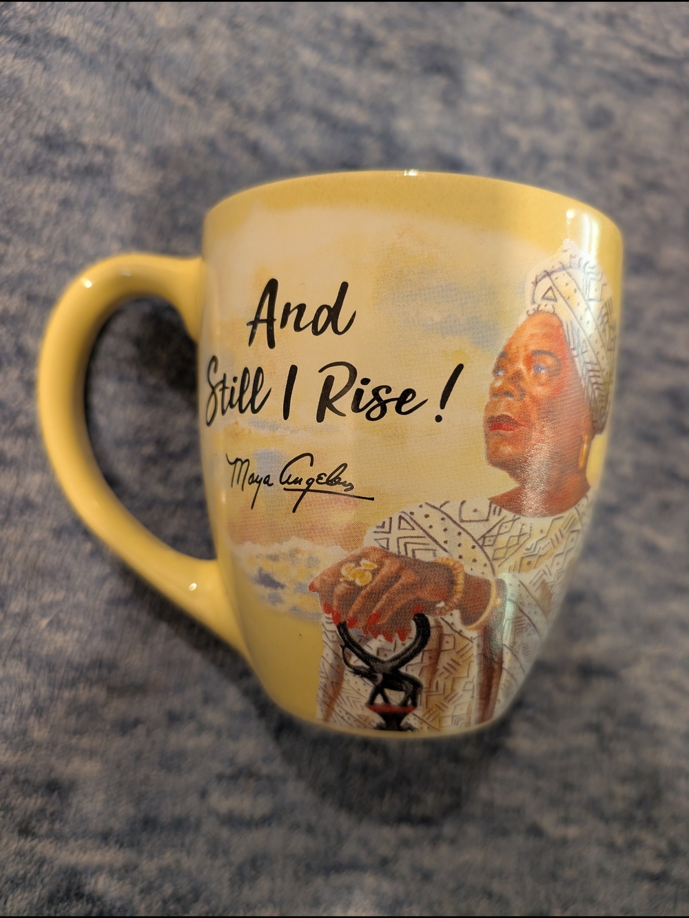 NWOT Maya Angelou Mug with 'And Still I Rise' Quote - Picture 3 of 6